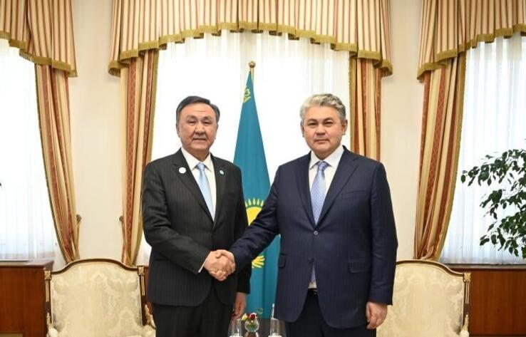 Kazakh Foreign Minister Received OTS Secretary General
