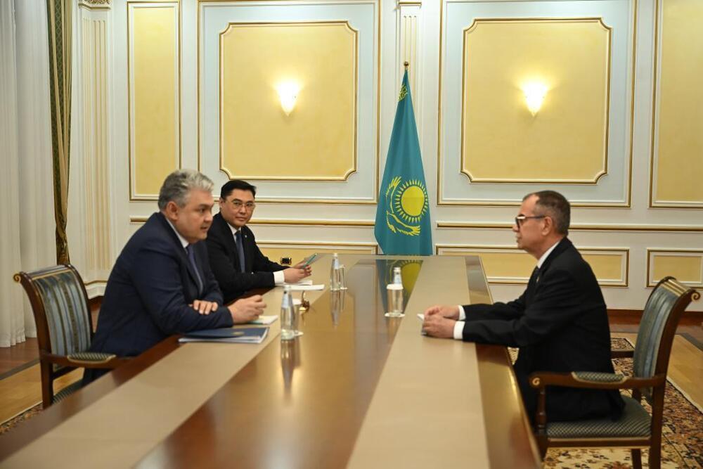 Kazakh Foreign Minister Received Ambassador of Palestine