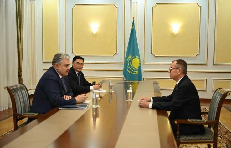 Kazakh Foreign Minister Received Ambassador of Palestine