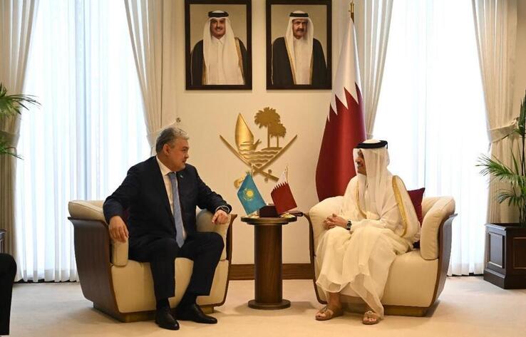 Foreign Ministers of Kazakhstan and Qatar Discuss Bilateral Cooperation Agenda
