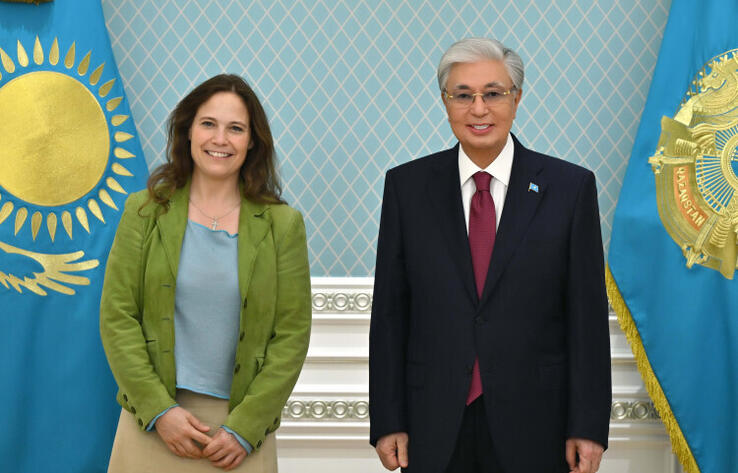 Мемлекет басшысы Германия экономикасы Шығыс комитетінің басқарма төрағасы Катрина Клаас-Мюльхойзерді қабылдады