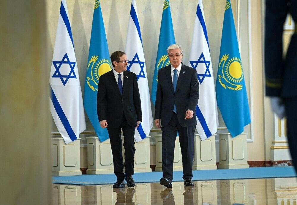 Tokayev and President of Israel Isaac Herzog hold a tête-à-tête meeting