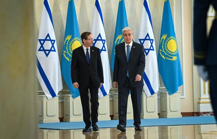 Tokayev and President of Israel Isaac Herzog hold a tête-à-tête meeting