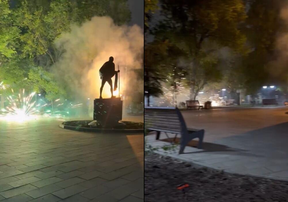 Опасный инцидент с фейерверком произошел в парке Ганди в Алматы