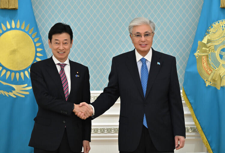 President received Yasutoshi Nishimura, Chairman of the Japan-Kazakhstan Parliamentary Friendship League