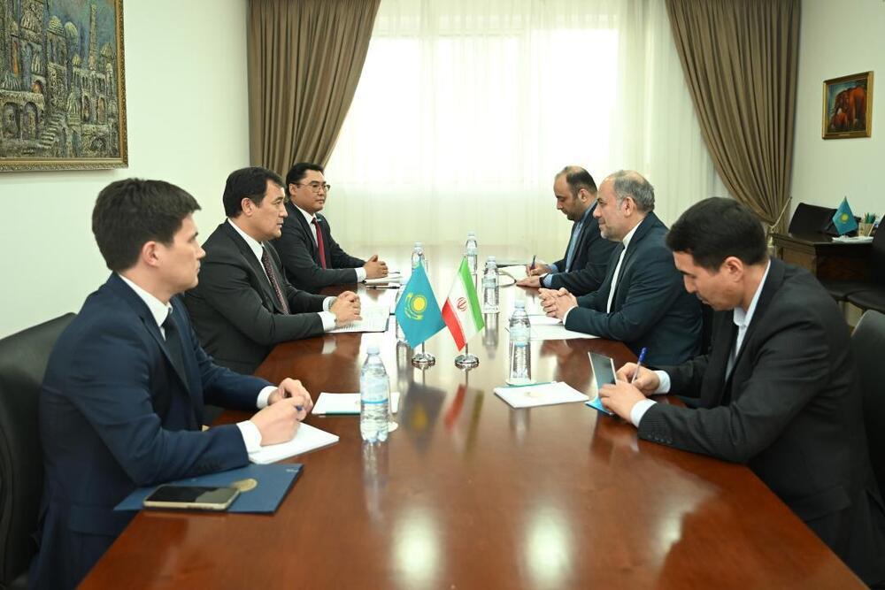 Kazakh Foreign Deputy Minister received the Ambassador of Iran