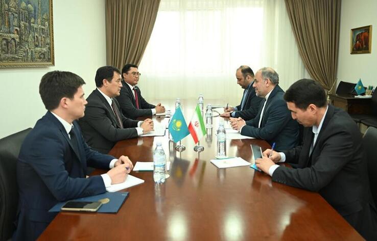 Kazakh Foreign Deputy Minister received the Ambassador of Iran