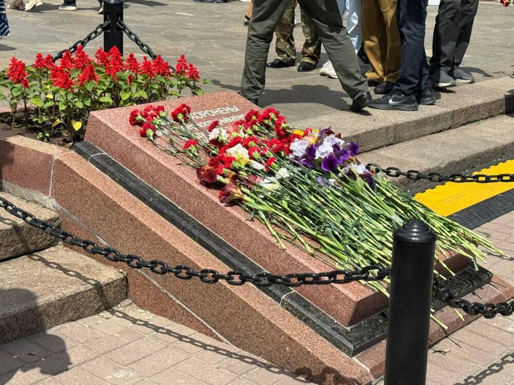Акция "Батырларға тағзым - мәңгі жадымызда" прошла в Алматы. Фото: Kazakhstan Today