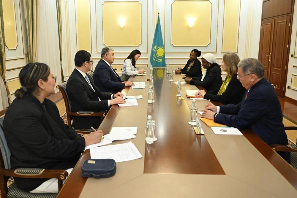 Minister of Foreign Affairs of Kazakhstan Receives the Executive Director of the United Nations Population Fund