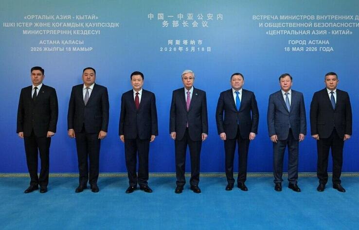 Kazakh President receives interior, public security ministers of Central Asia and China