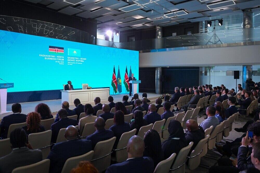 Kassym-Jomart Tokayev and William Ruto address Kazakhstan-Kenya Business Forum