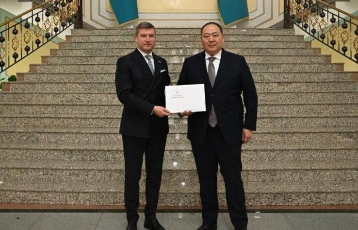 Moldovan Ambassador Presents Copies of Credentials at Kazakhstan’s Foreign Ministry