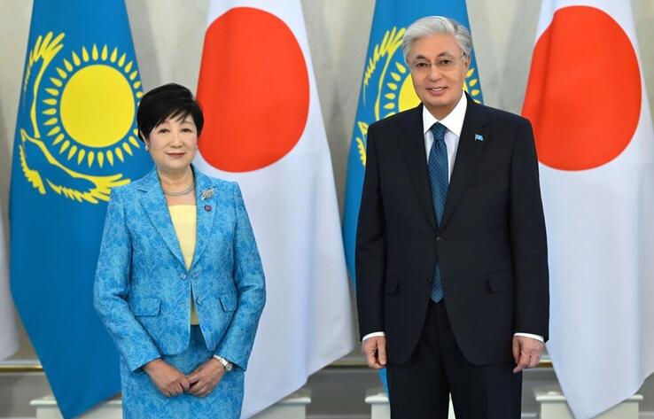 The President receives Tokyo Governor Yuriko Koike
