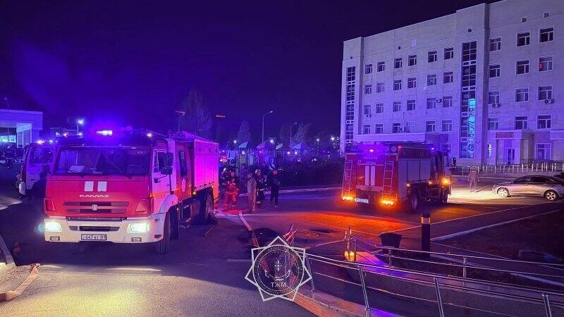 Пожар произошел в детской больнице в Астане
