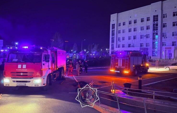 Пожар произошел в детской больнице в Астане