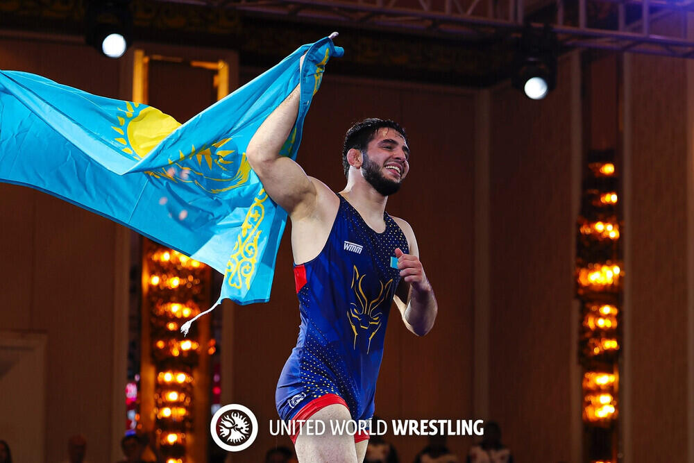 Kazakhstan hauls another gold at Asian U20 Wrestling Championships