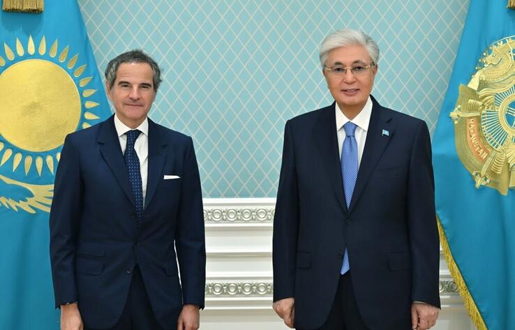 Tokayev meets with visiting IAEA Director General Rafael Grossi