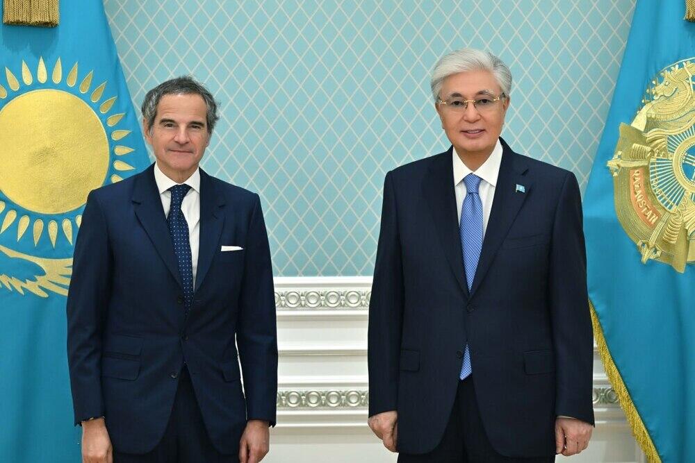 Tokayev meets with visiting IAEA Director General Rafael Grossi