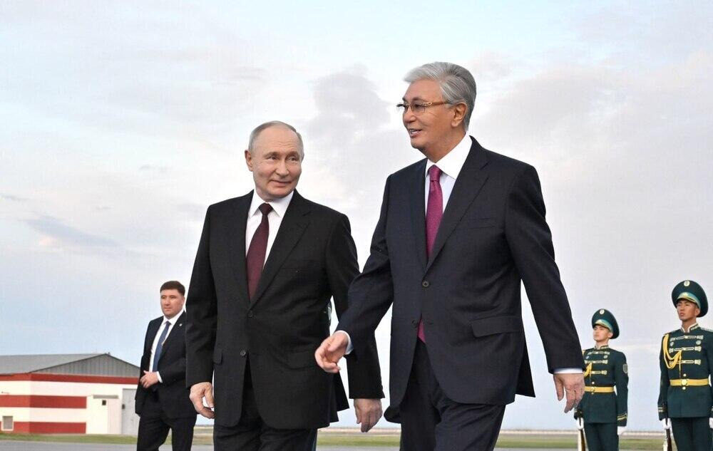 Putin arrives in Astana for state visit
