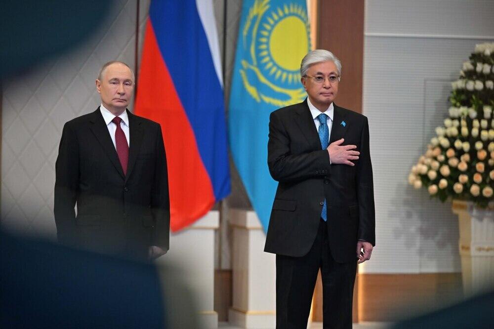 Ceremonial reception for Russian President Vladimir Putin was held in Astana. Images | Akorda
