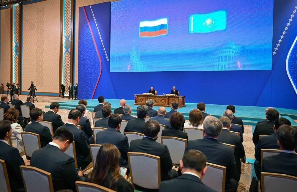 Қазақстан мен Ресей президенттері БАҚ өкілдеріне арналған брифинг өткізді