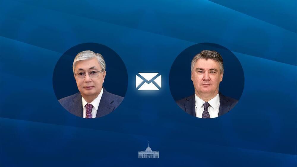 Kazakh Tokayev congratulates Croatia on its Statehood Day