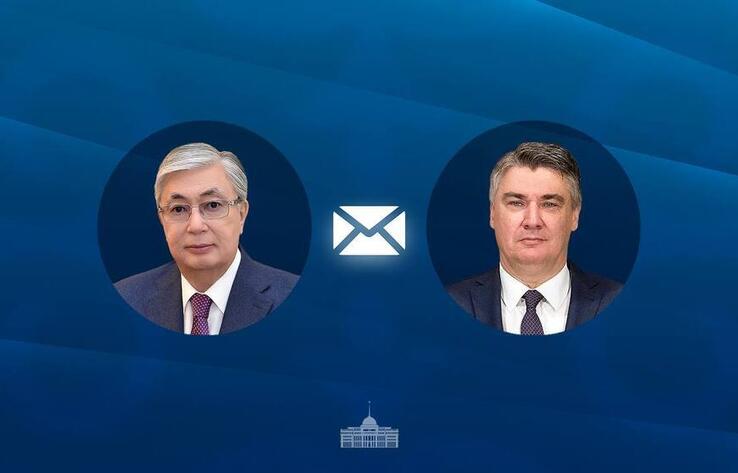 Kazakh Tokayev congratulates Croatia on its Statehood Day