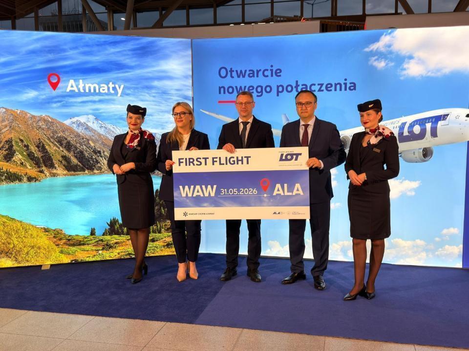 Қазақстан пен Польша әуе қатынасын кеңейтуде: Варшавада Алматыға жаңа тікелей рейстің тұсаукесері өтті