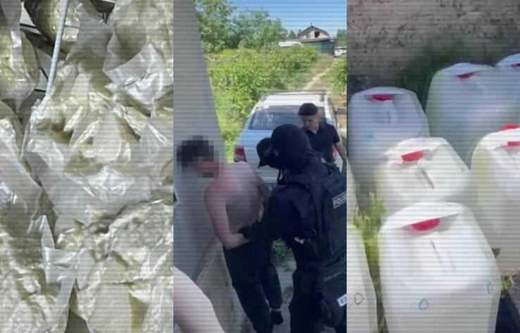 В Алматинской области ликвидировали крупную нарколабораторию