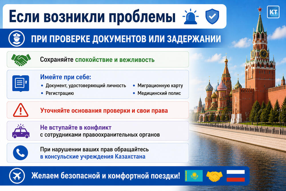 Что нужно знать казахстанцам при поездке в Россию