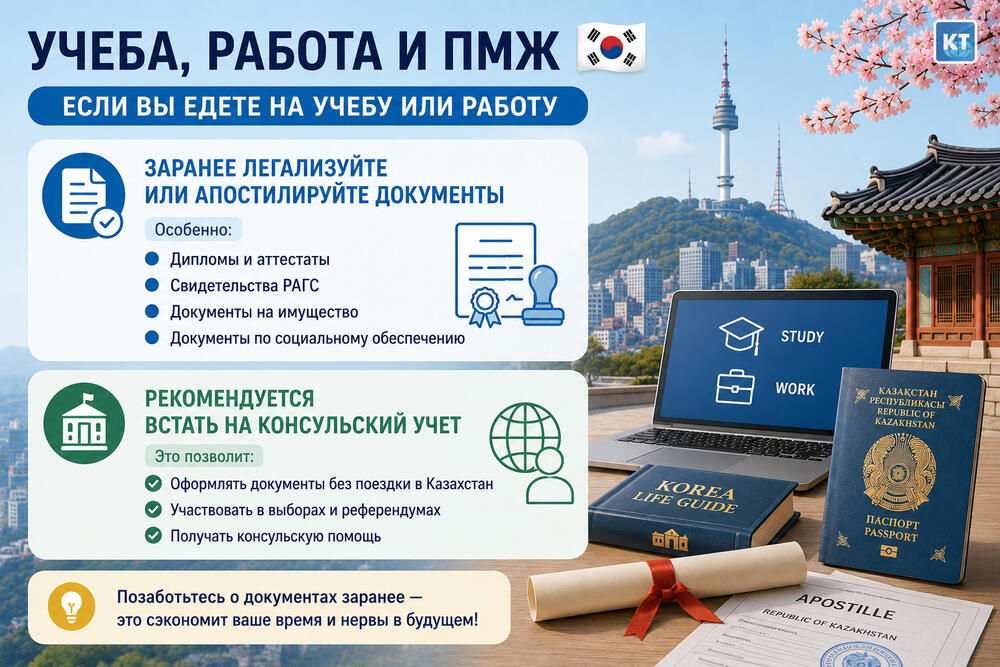 Памятка для казахстанцев, выезжающих в Южную Корею