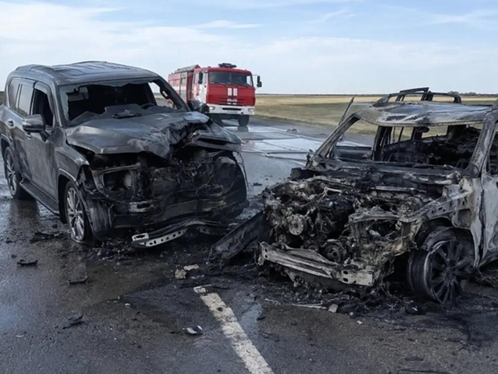 Five Killed After Two Vehicles Catch Fire Following Crash on Astana-Korgalzhyn Highway